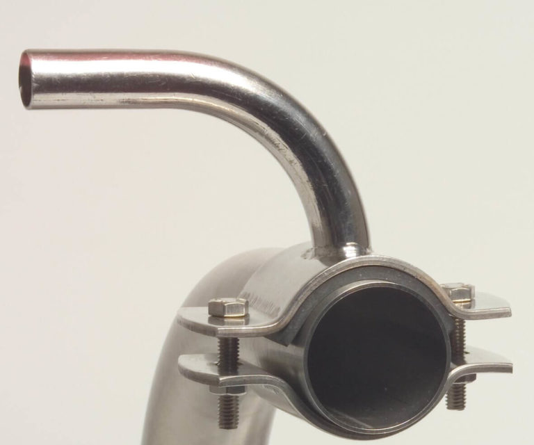Milk Entry Clamp With 45°/90° Pipe